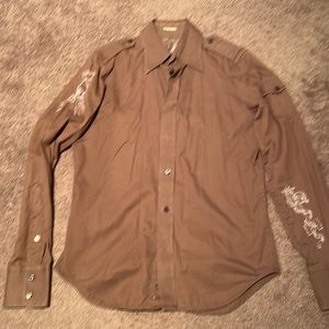 Diesel long sleeve button front shirt